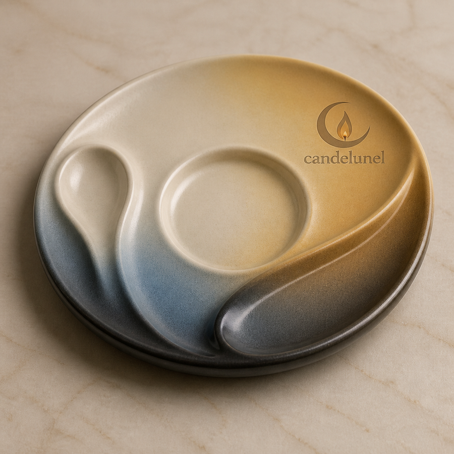 Candelunel™ Arcflame Tea-Slide Saucer